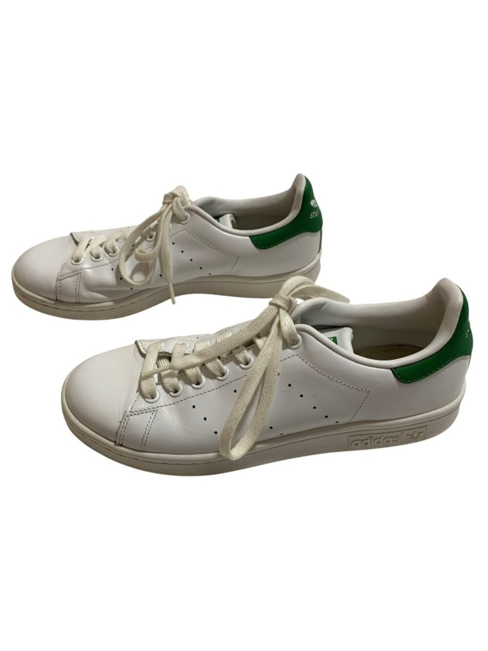 Adidas Stan Smith Womens Size 9 White Green Leather Low Top Sneakers Shoes